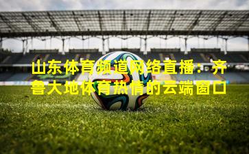 山东体育频道网络直播：齐鲁大地体育热情的云端窗口