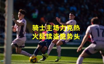 骑士主场力克热火延续连胜势头